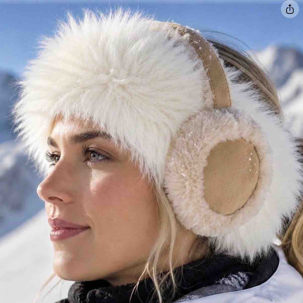 Sheepskin Ear Muffs Plus Sheepskin Headband Offer