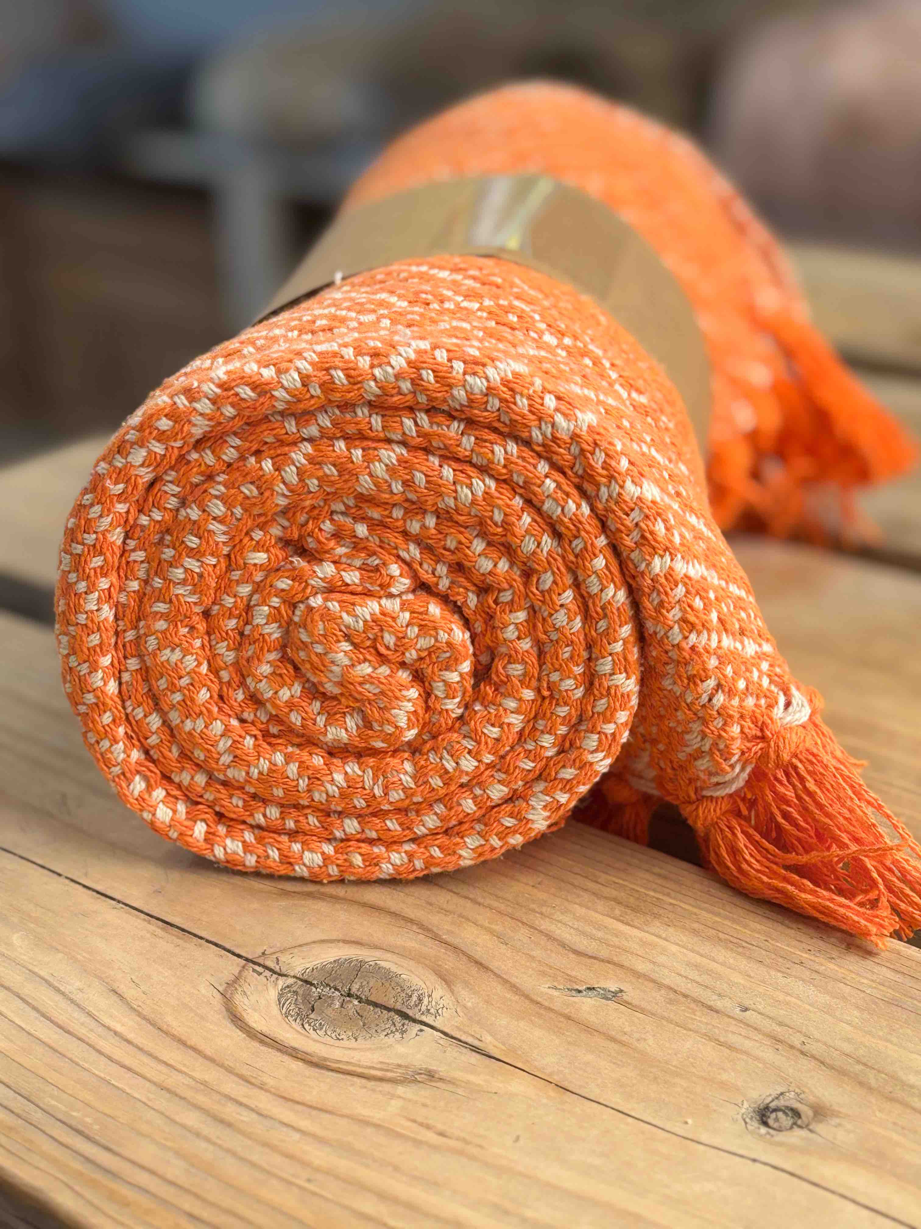 Outdoor Cotton Patio Throw – 150 x 125 cm Luxury Blanket