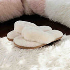 Maeve Womens Sheepskin Flip Flop