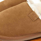 Ellis Men’s Sheepskin Lined Slippers | Chestnut
