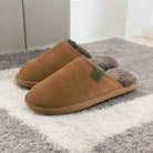 Ellis Men’s Sheepskin Lined Slippers | Chestnut