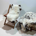 Small Jacob Sheep sheepskin rug