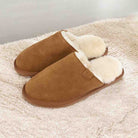 Ellis Men’s Sheepskin Lined Slippers | Chestnut