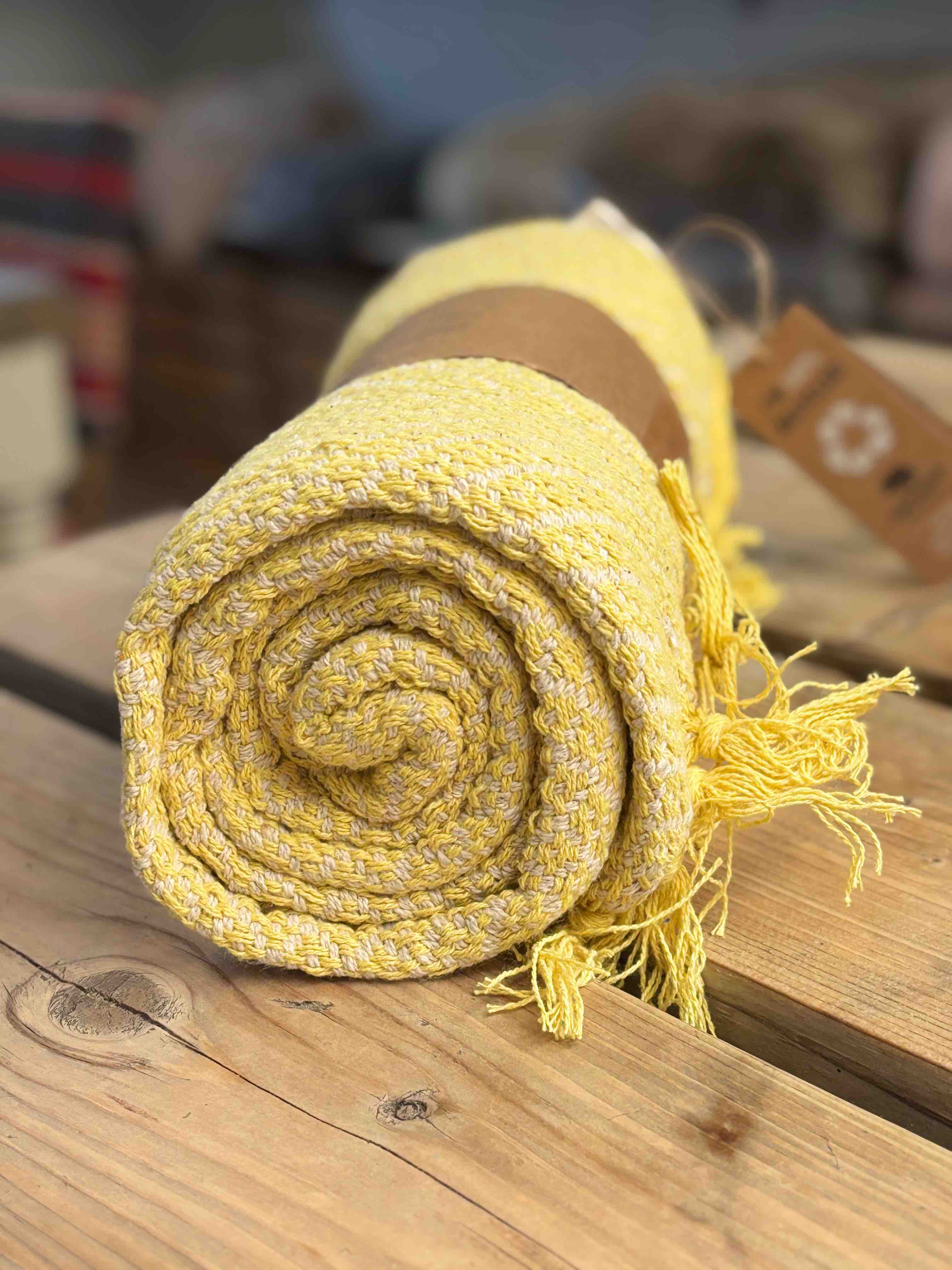 Outdoor Cotton Patio Throw – 150 x 125 cm Luxury Blanket