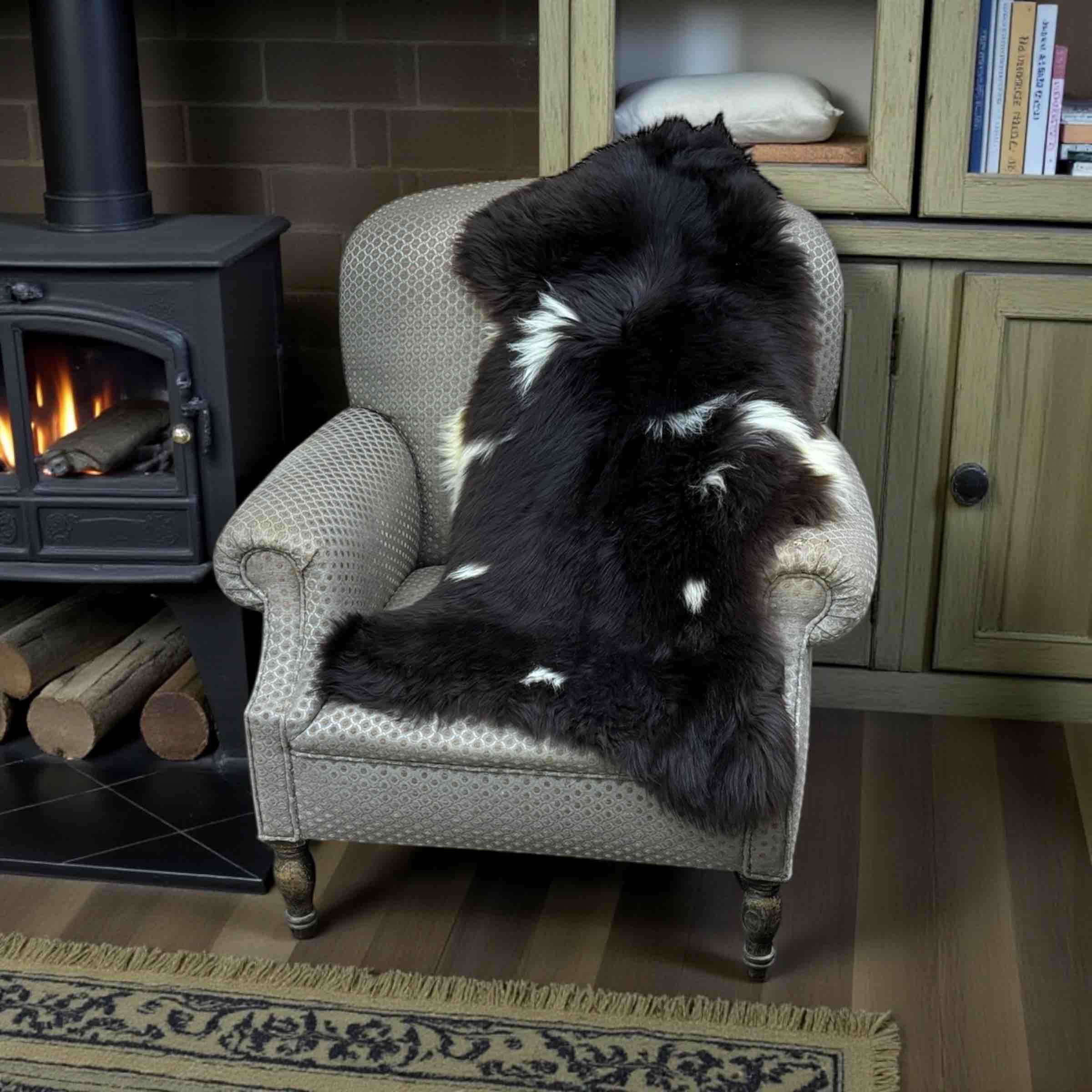 Jacob Sheepskin Rug Extra Large – Long Wool, 100+ x 65 cm, Natural Luxury
