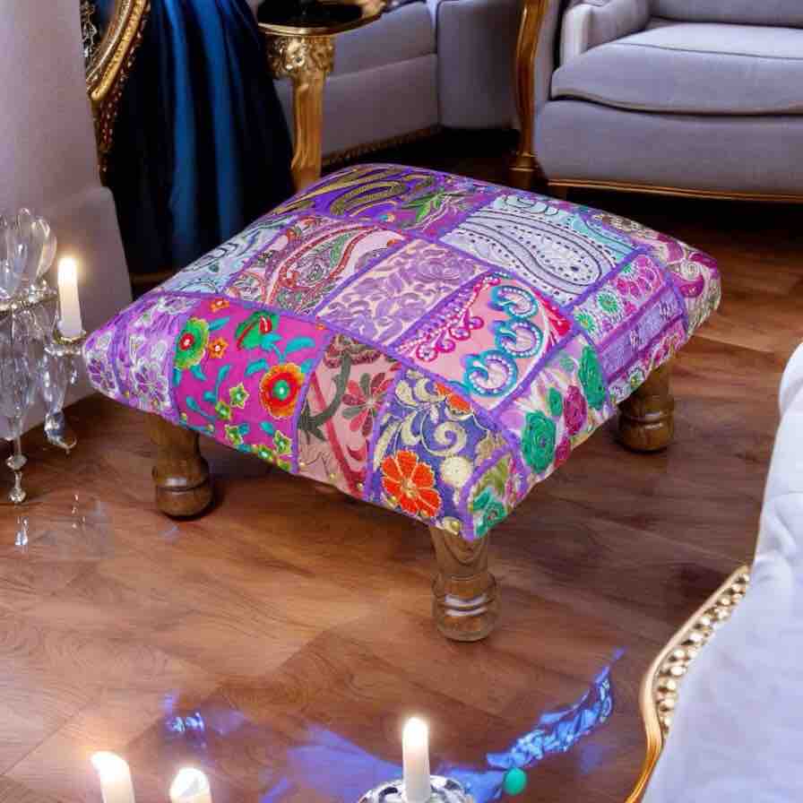 Patchwork Footstool