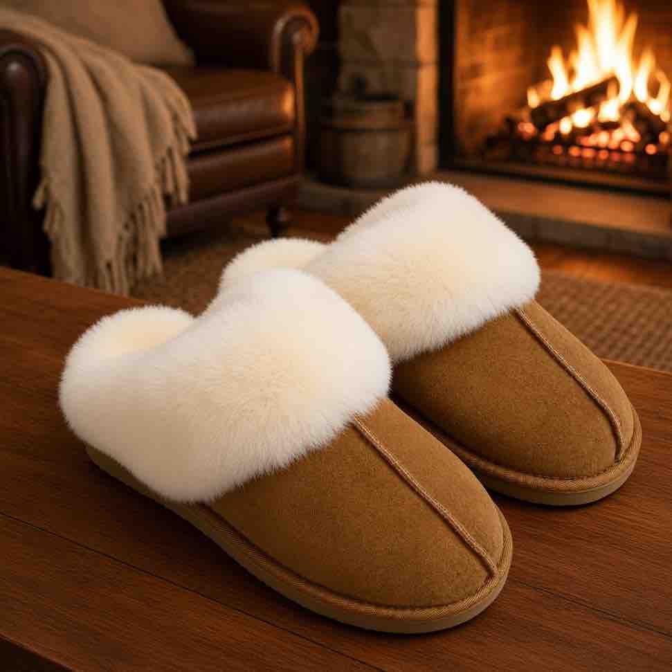 Ladies Genuine Sheepskin Mule