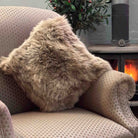 Long Wool Sheepskin Cushion