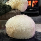 Sheepskin Pouffe Sheepskin Footstool 40cm Filled