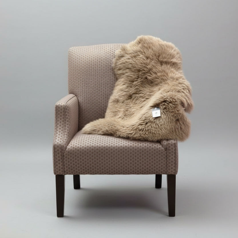 Large Oyster 95 cm Genuine Sheepskin Rug