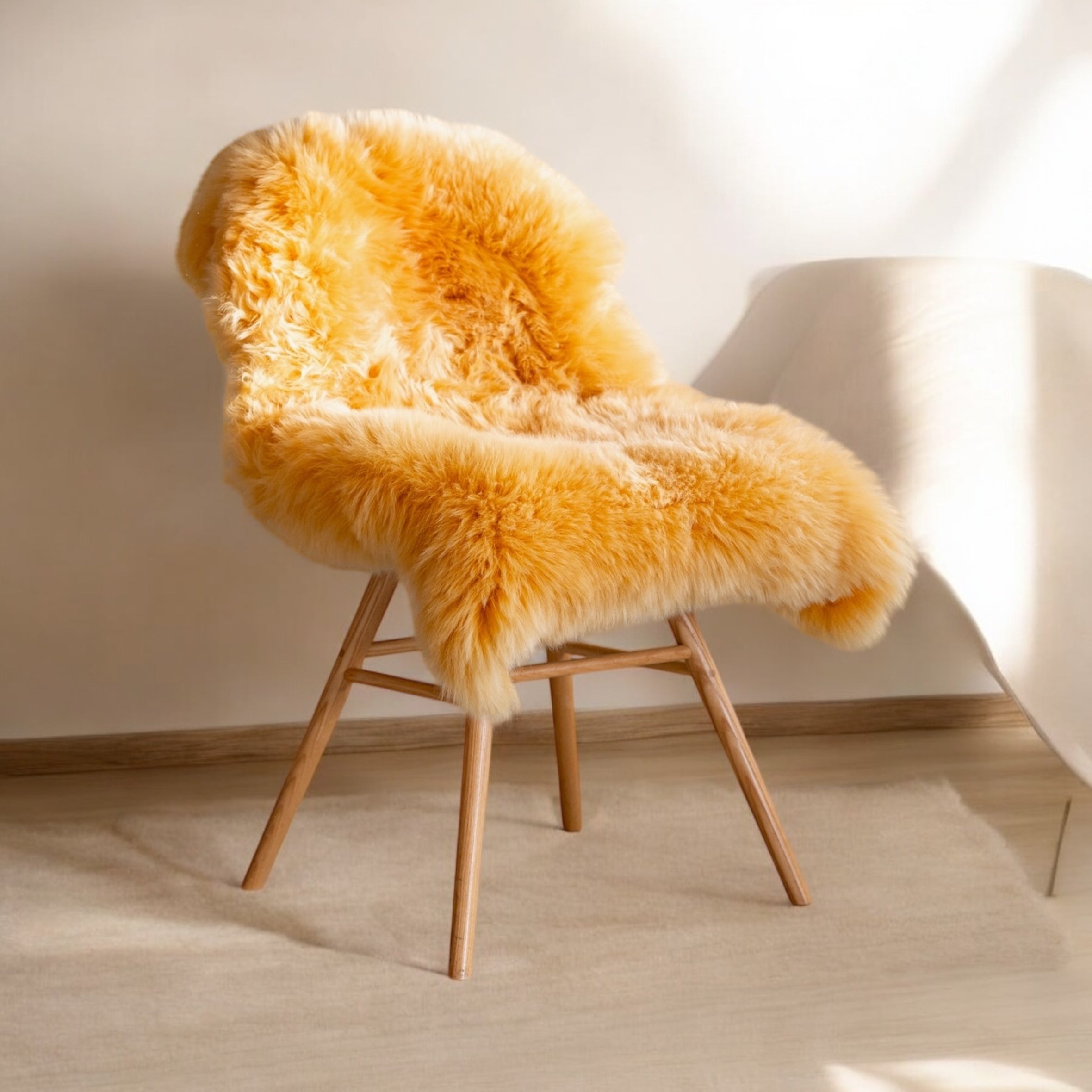 Premium colour New Zealand sheepskin rug