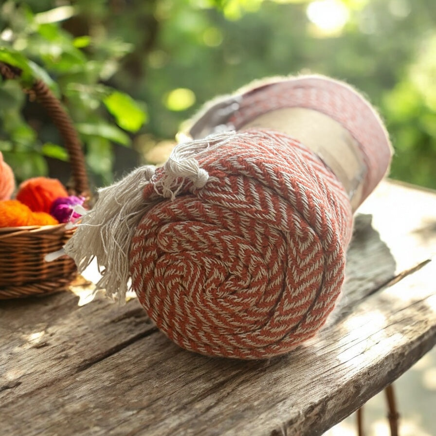 Outdoor Cotton Patio Throw – 150 x 125 cm Luxury Blanket