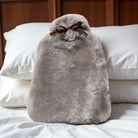 Genuine sheepskin hot water bottle cover includes hot water bottle