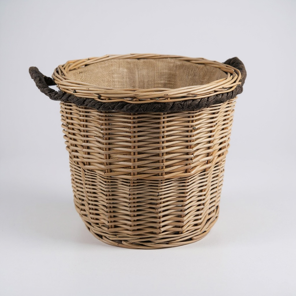 Small Wicker Rope Handle Basket