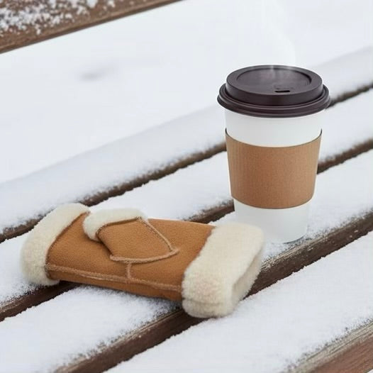 Fingerless Genuine Sheepskin Glove