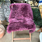 Extra Large Sheepskin Rugs Deep Pile Long Wool 100cm Plus Mulberry