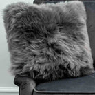 Long Wool Sheepskin Cushion