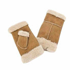 Fingerless Genuine Sheepskin Glove