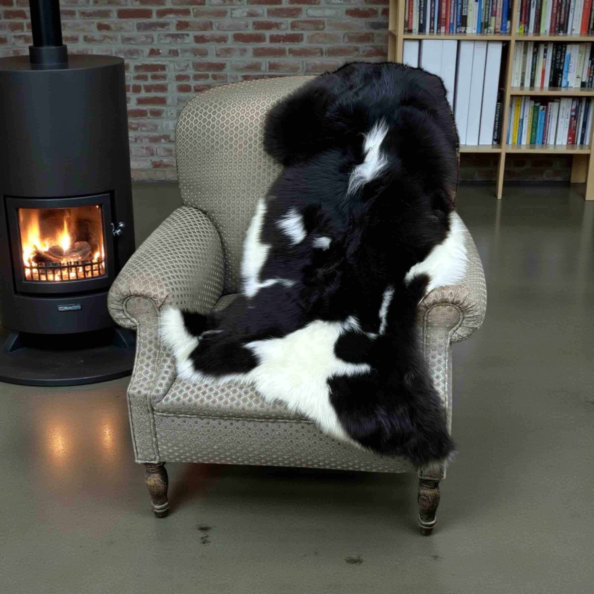 Jacob Sheepskin Rug Extra Large – Long Wool, 100+ x 65 cm, Natural Luxury