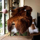 Luxurious Flame  Icelandic Sheepskin Rug