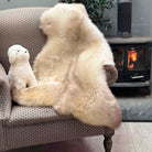 Extra large Jacob sheepskin rug