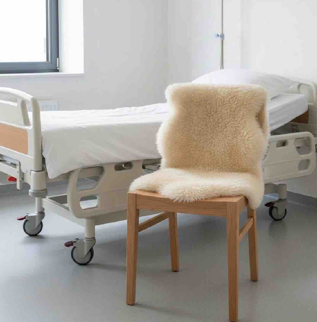 Medical Short Wool Genuine Sheepskin Rug | 90cms