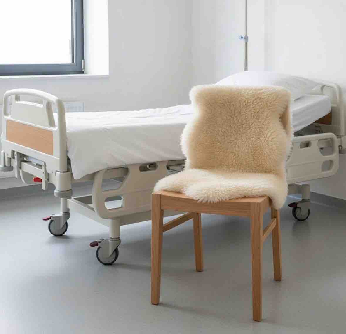 Medical Short Wool Genuine Sheepskin Rug | 90cms