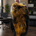 Luxurious XL Flame  Icelandic Genuine Sheepskin Rug | 110cms