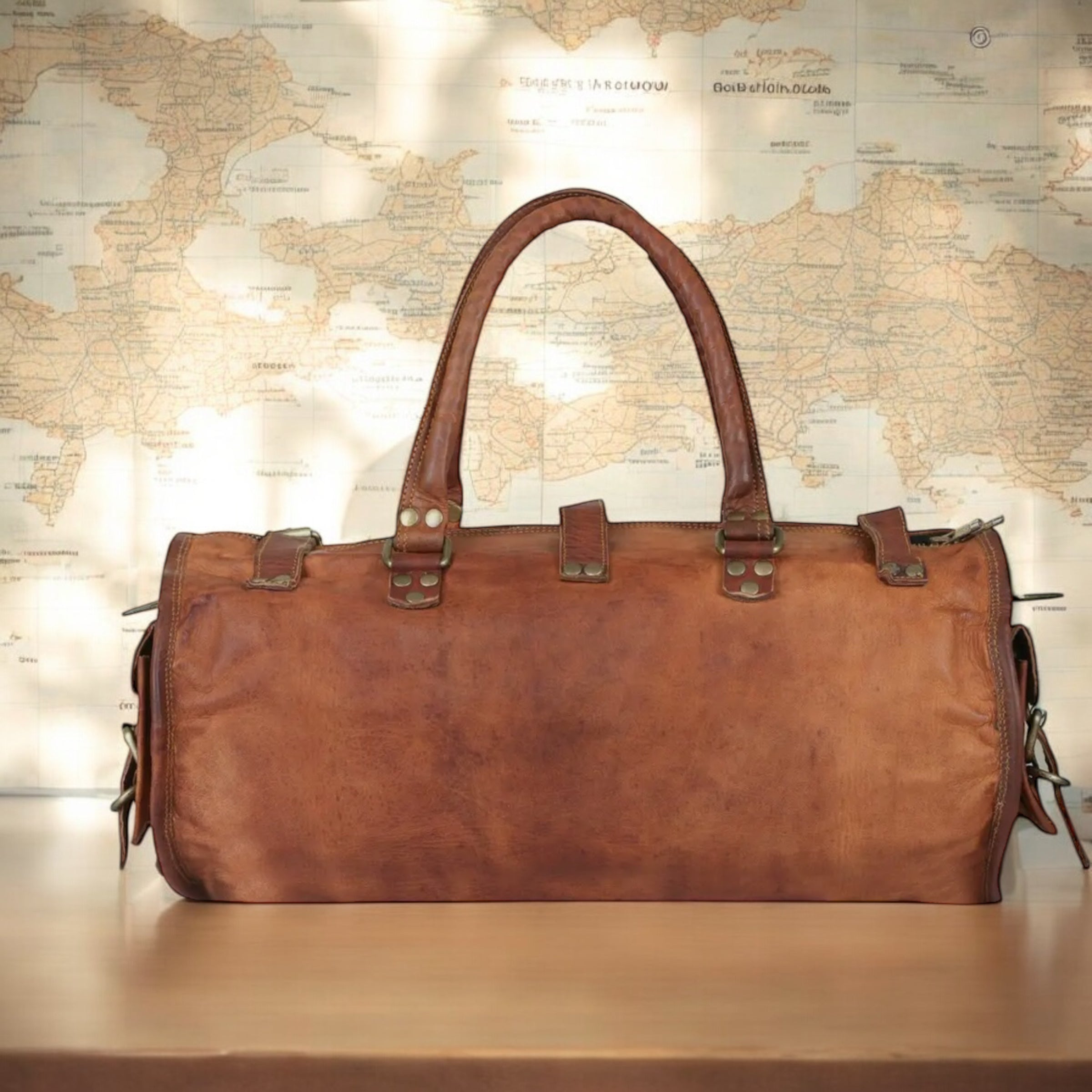 Weekend Leather Duffle Bag