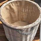 Wicker Basket With Rope Handle
