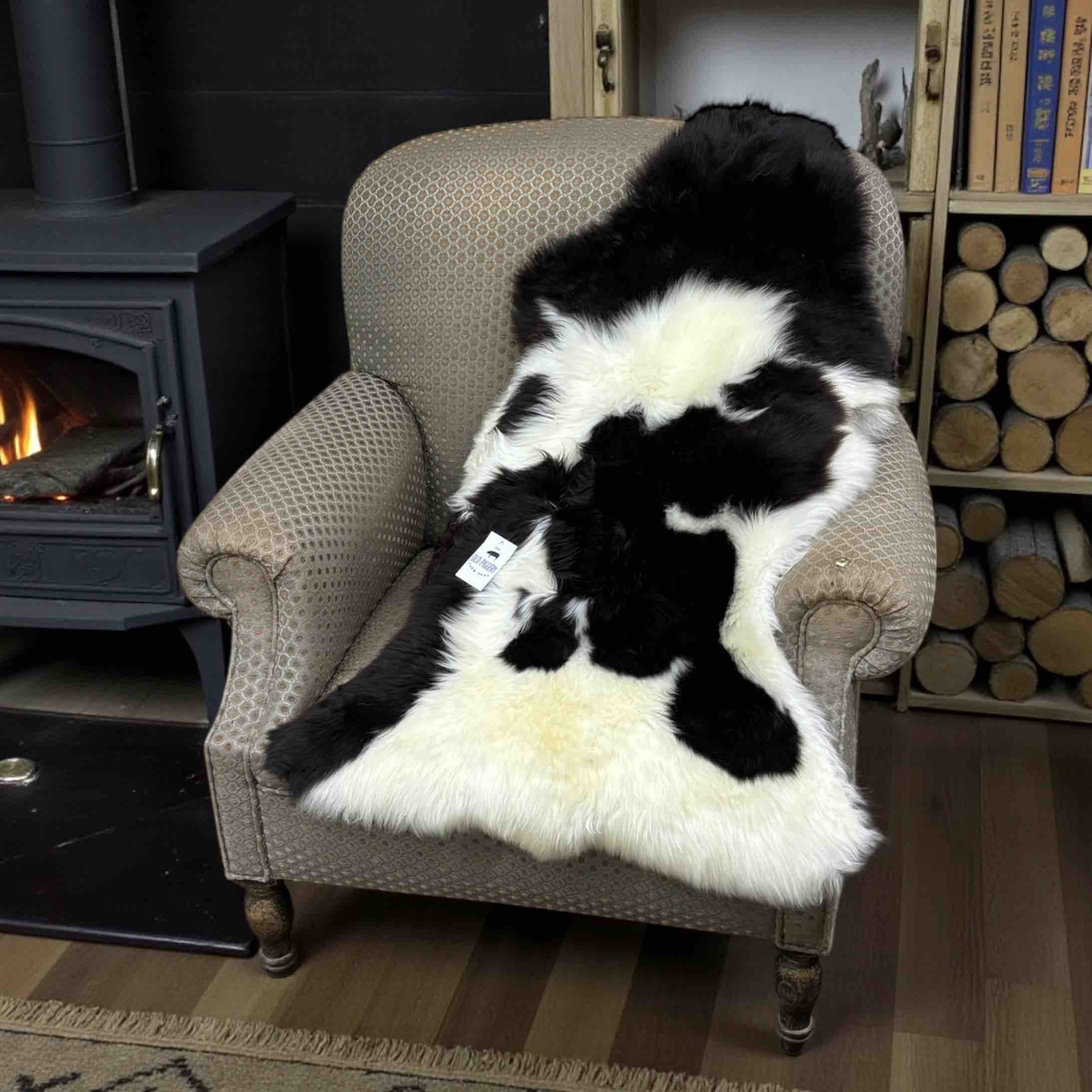 Jacob Sheepskin Rug Extra Large – Long Wool, 100+ x 65 cm, Natural Luxury