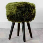 Sheepskin stool