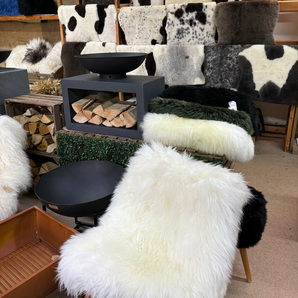 Outdoor Icelandic Sheepskin Patio Rugs 