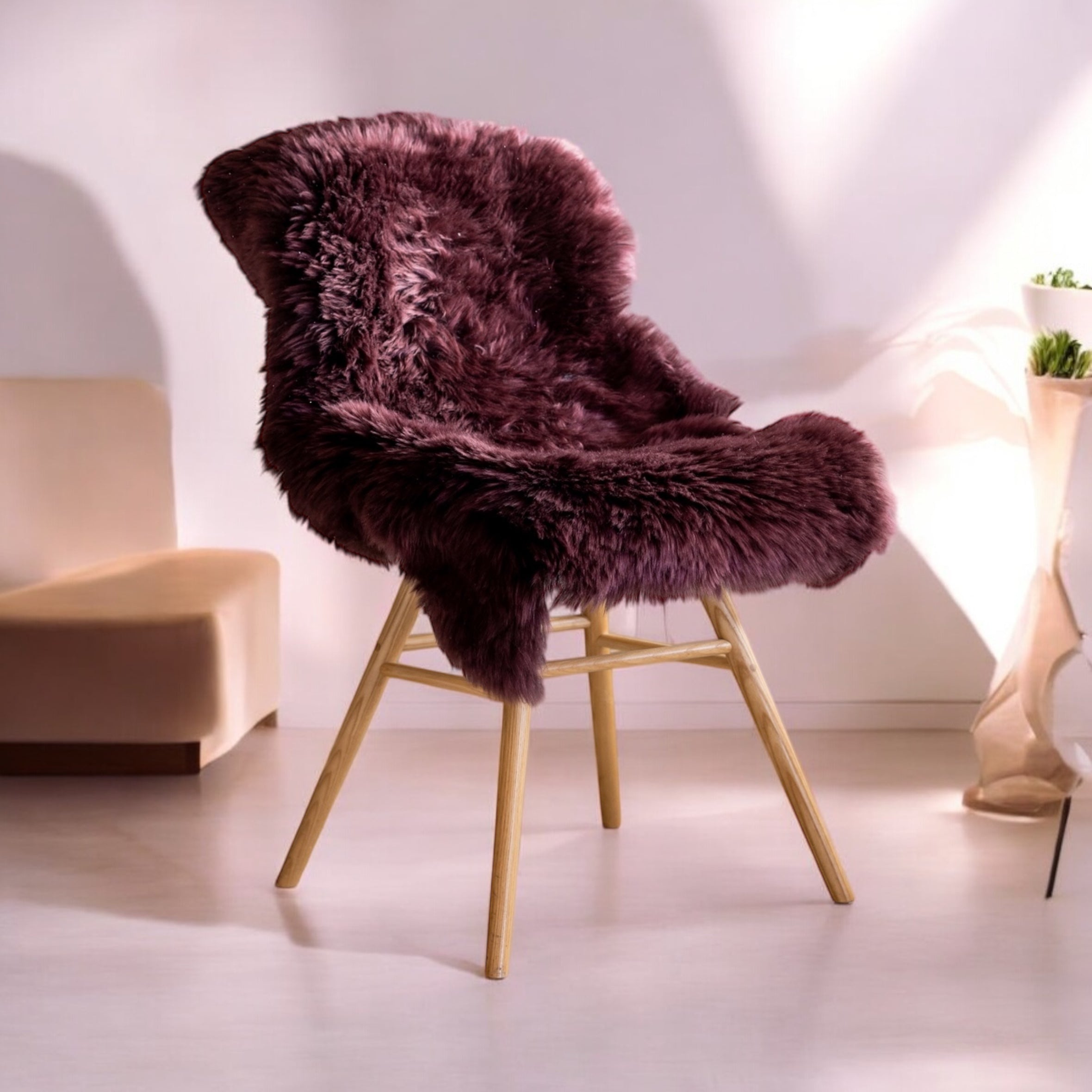 Premium colour New Zealand sheepskin rug