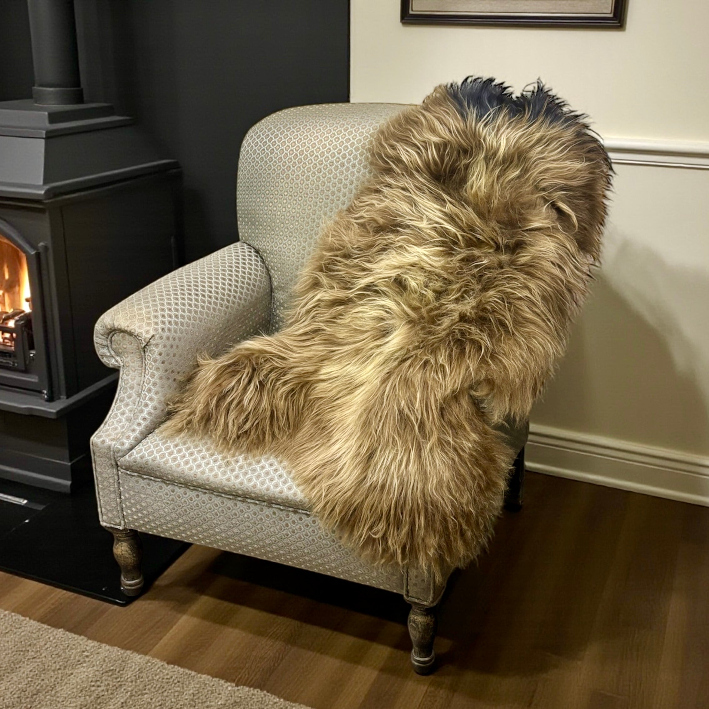 Large Genuine Icelandic Sheepskin Rug