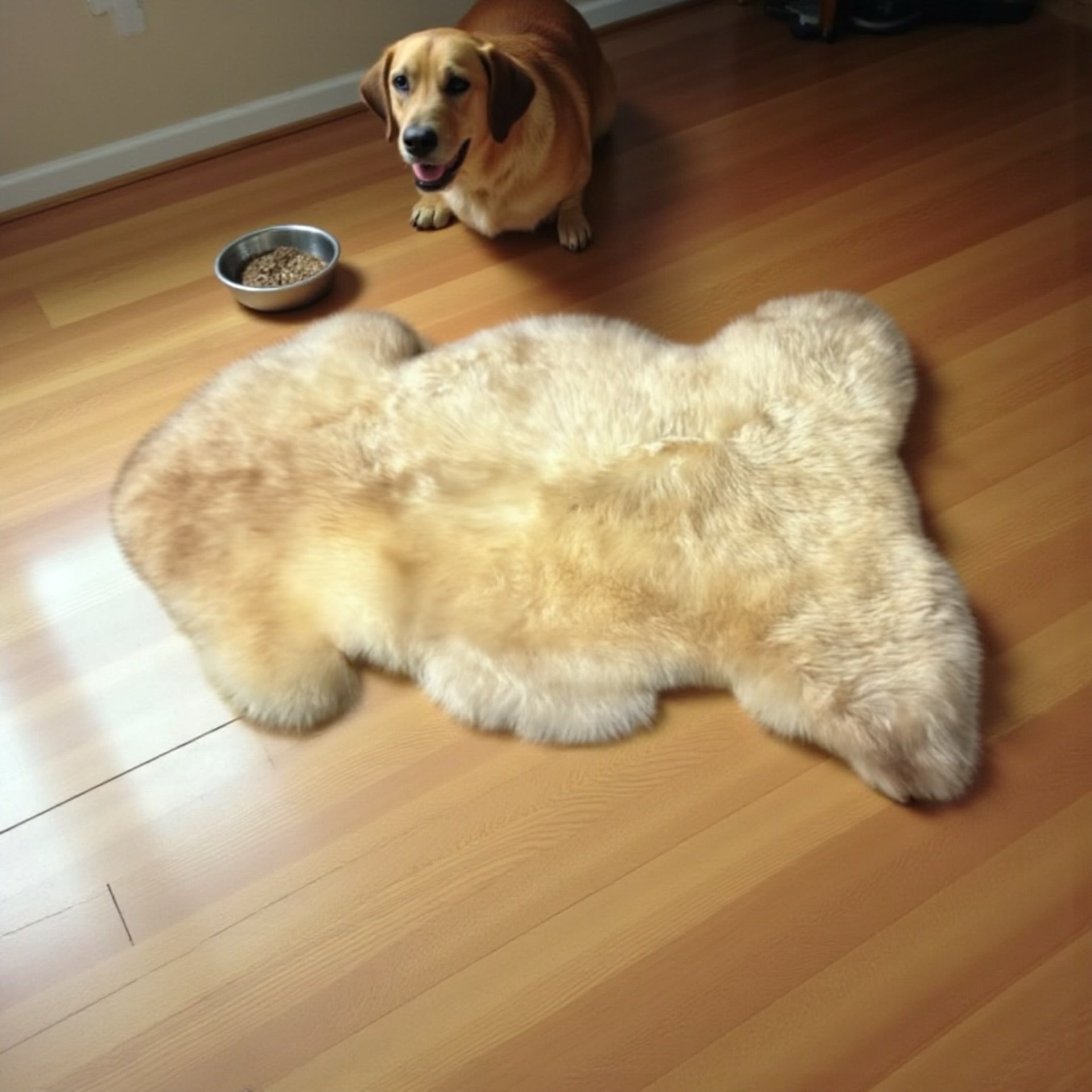 Luxury Large Sheepskin Pet Bed