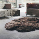 Chocolate Quad Sheepskin Rug 